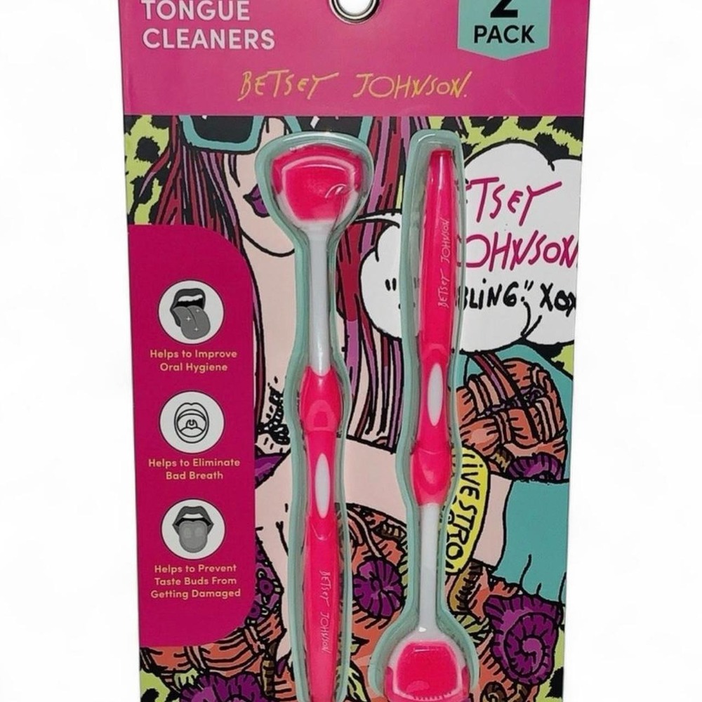 Betsy Johnson Plastic Tongue Scraper